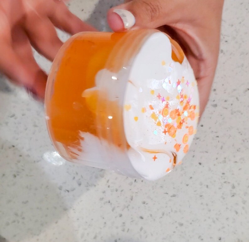 Orange Creamsicle Slime