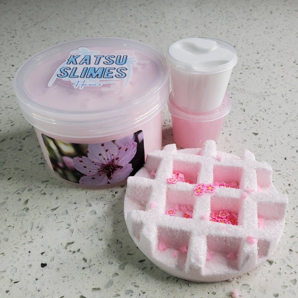 Sakura Waffle Milk Slime