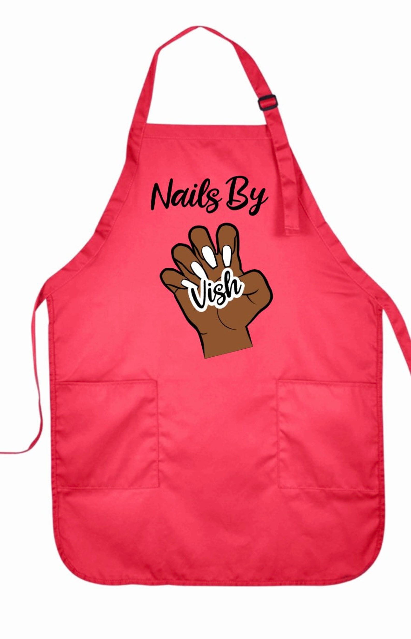 Nail Tech Personalized Apron Nail Tech Apron Nail Tech Etsy