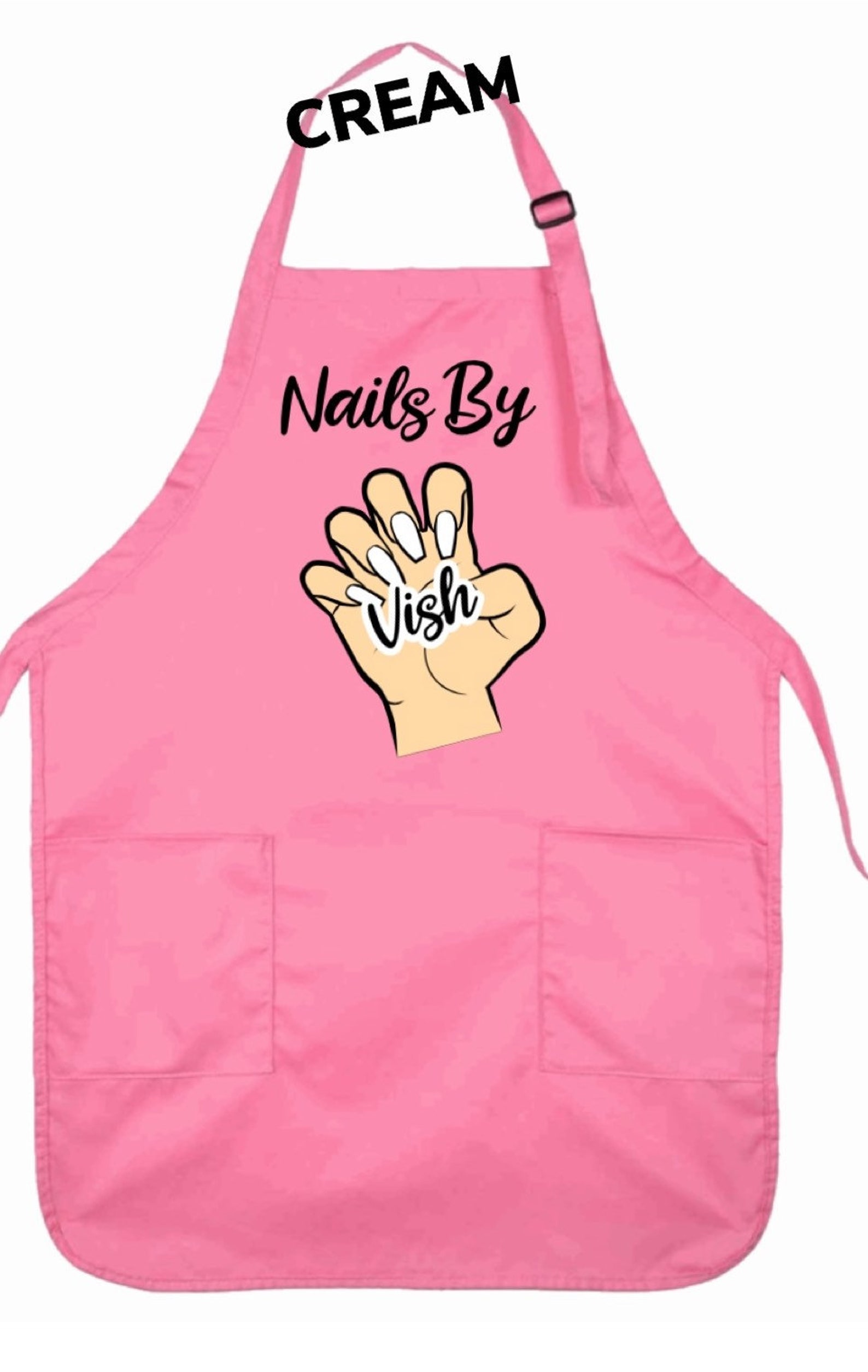 Nail Tech Personalized Apron Nail Tech Apron Nail Tech Etsy
