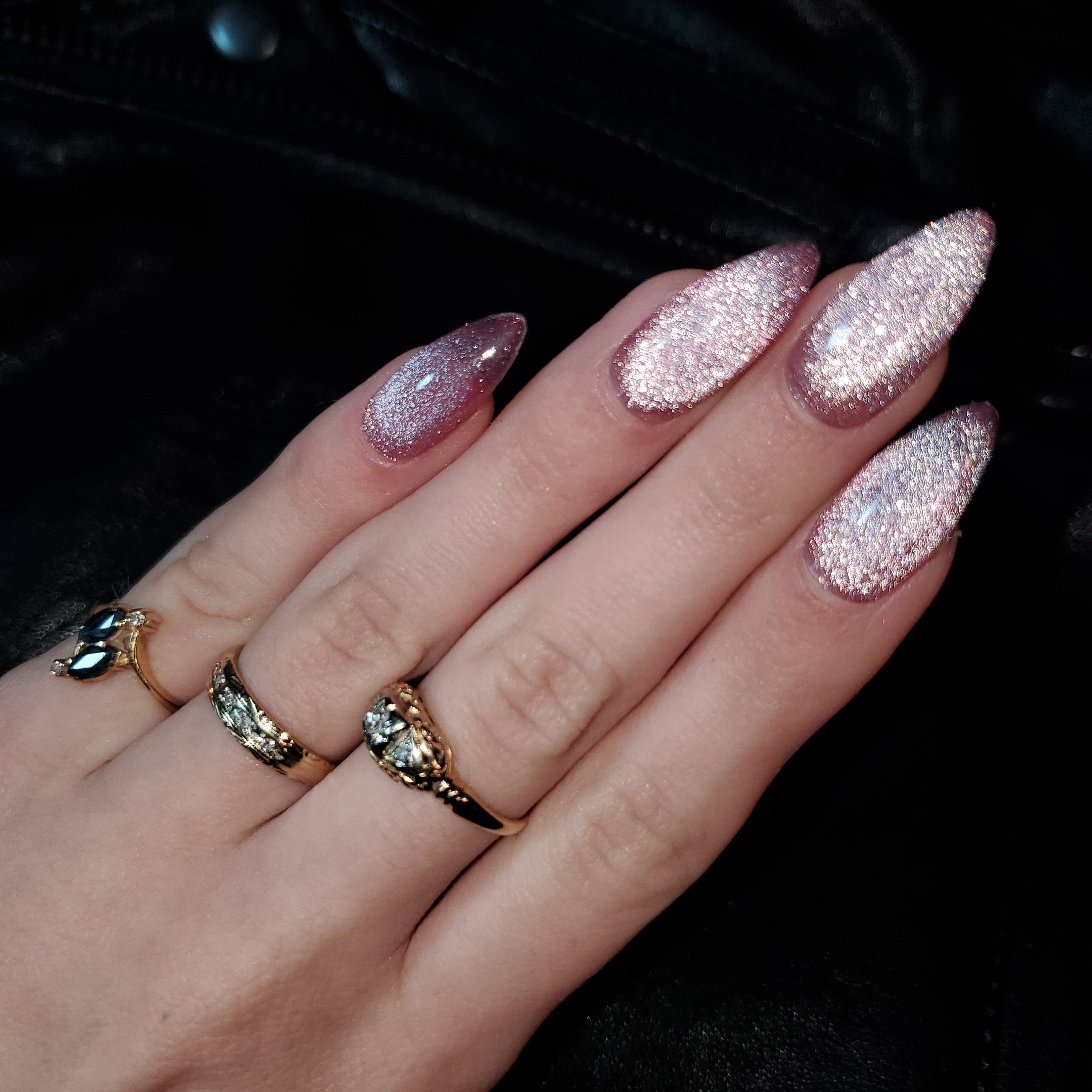 Hand Painted MADE TO ORDER Press On Nails Pink Etsy