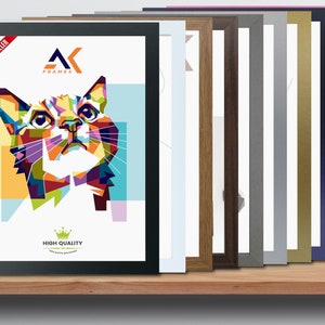 Picture Frames For Art Handmade in UK, Picture Frame for Birthday, Photo Frame for Gift, Black & White Picture Frames for Wedding