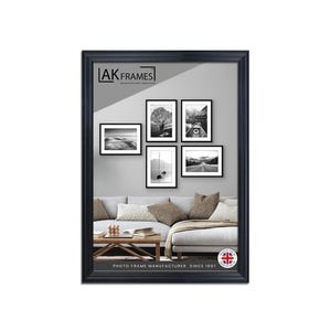 A4 A3 A1 A2 Black and White Picture Frames | Colourful Photo Frame Gift for new Mom | Classic Style Room Decor Aesthetic Picture Frame