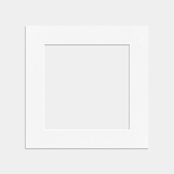 Custom Picture Mounts for Frames, White Mount Board, Custom Photo Mat, Custom Cut Mat, Picture Frame Mat Board for Photos & Artwork