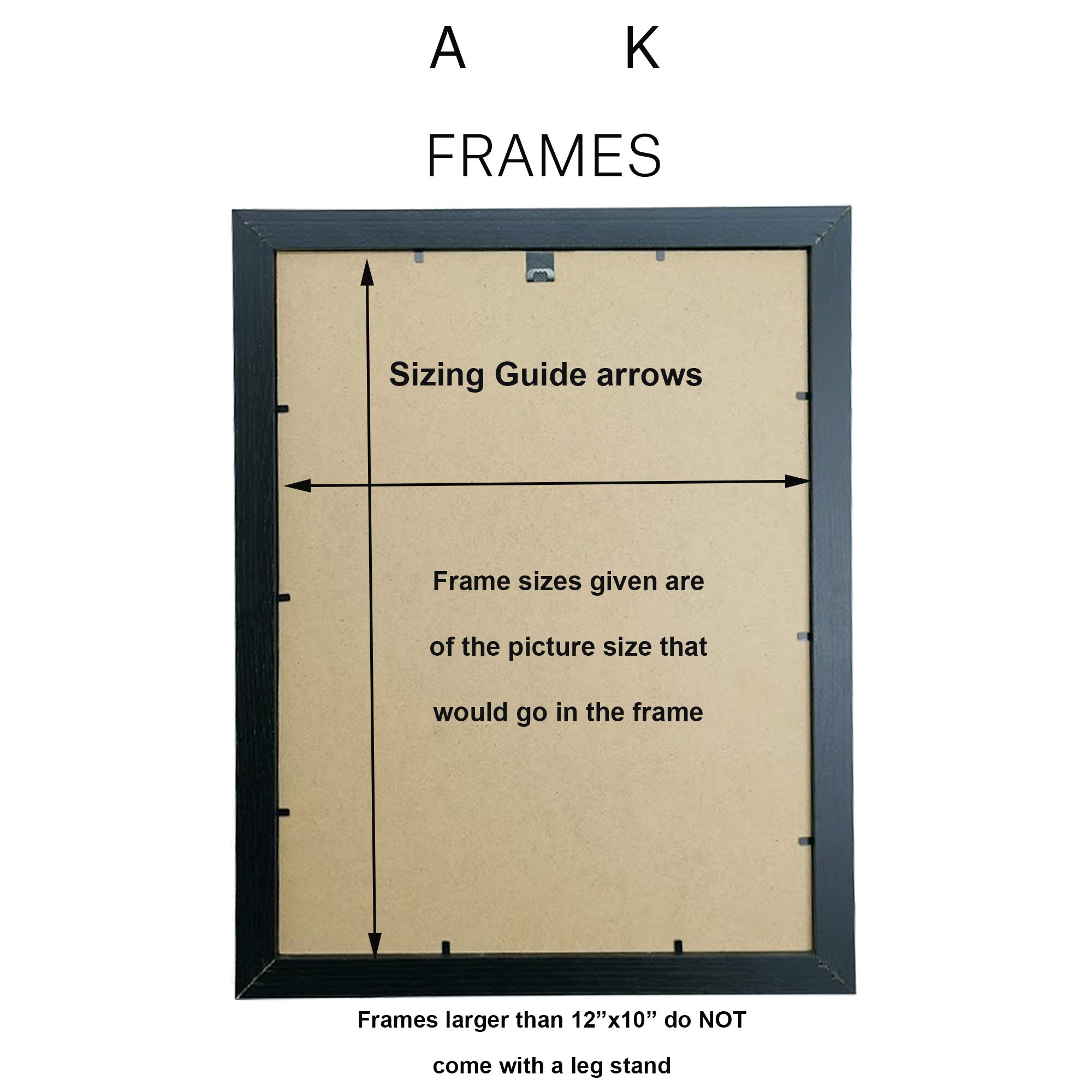 Thin Black and White A2 A3 A4 A5 Photo Frame Picture Frames Etsy Canada