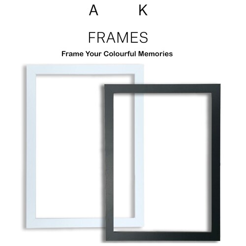 Thin Black and White A2 A3 A4 A5 Photo Frame Picture Frames Etsy