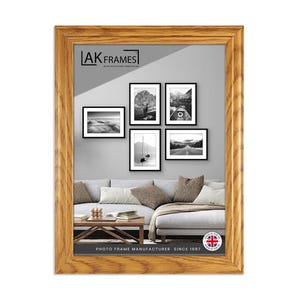 A1 A3 A4 A2 Oak Picture Frame | Walnut Rosewood and Country Pint Picture Frames | Classic Colourful Wall Art Picture Frame Gift for new Mom