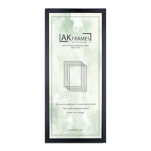 A4 A2 A1 A3 Black and White Picture Frames | Oak and Walnut Picture Frame for Colourful Wall Art | Trendy wall art Modern Panoramic Frames
