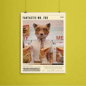 Fantastic Mr. Fox - Retro Digital Download - &quot;8x10&quot; inches
