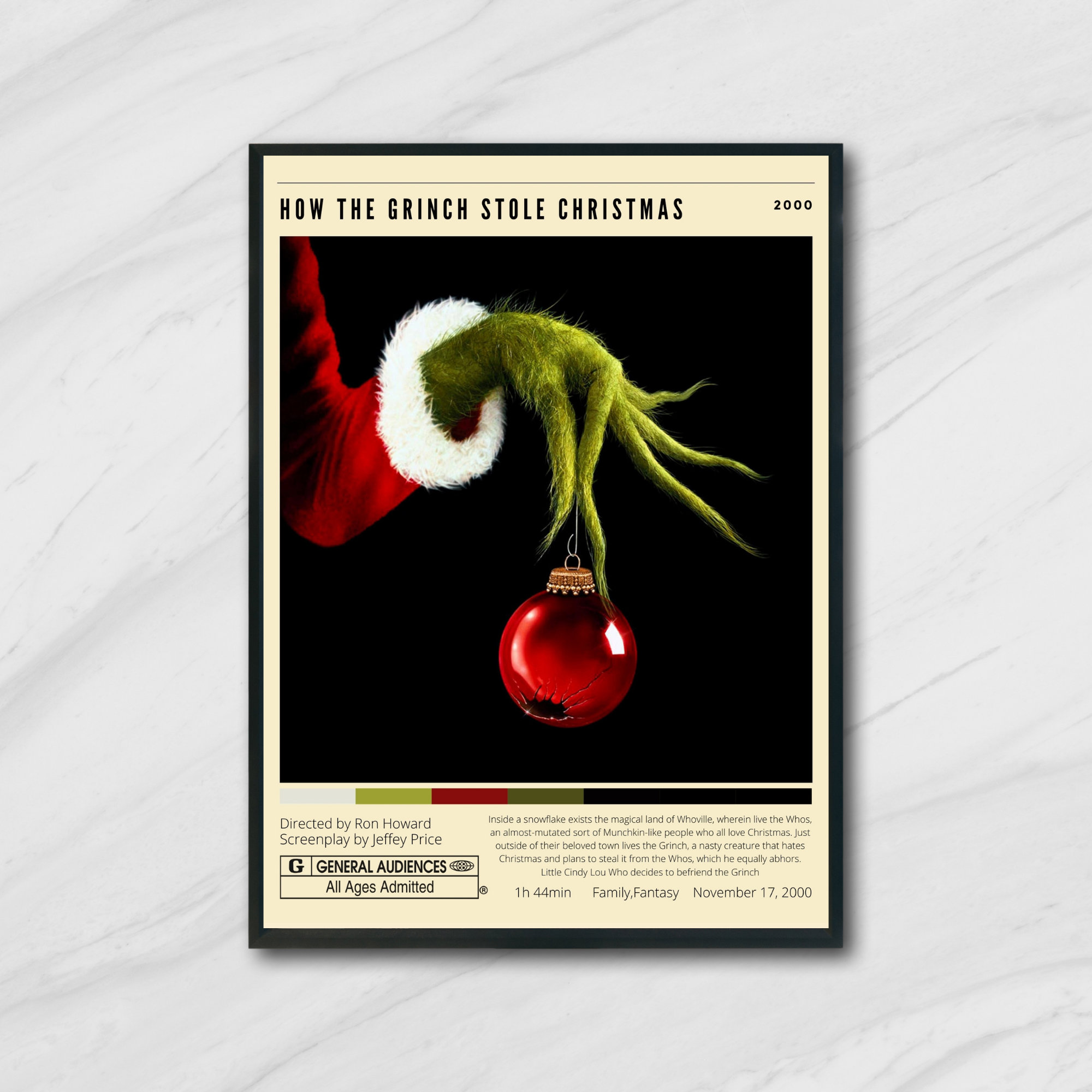 how-the-grinch-stole-christmas-retro-movie-poster-digital-download-8x10-inches-etsy