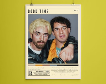 Póster de la película "Good Time" - DESCARGA DIGITAL - 8x10 pulgadas