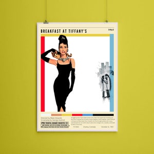 Breakfast at Tiffany&#39;s Movie Poster - &quot;8x10&quot; digital download