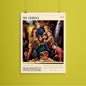 The Goonies - Retro Movie Poster - Digital Download - &quot;8x10&quot; inches