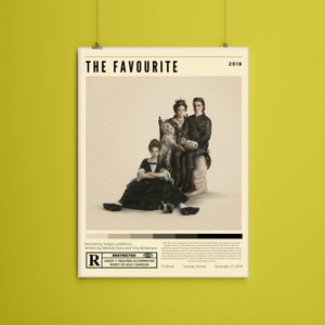 The Favourite - Retro Movie Poster - DIGITAL DOWNLOAD - &quot;8x10&quot; inches