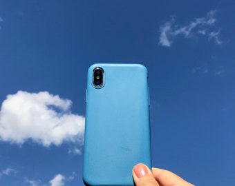 100% Compostable, Biodegradable, Earth friendly, Natural bamboo fibres, Ocean Blue iPhone case,  iPhone X/XS, XR, XS Max