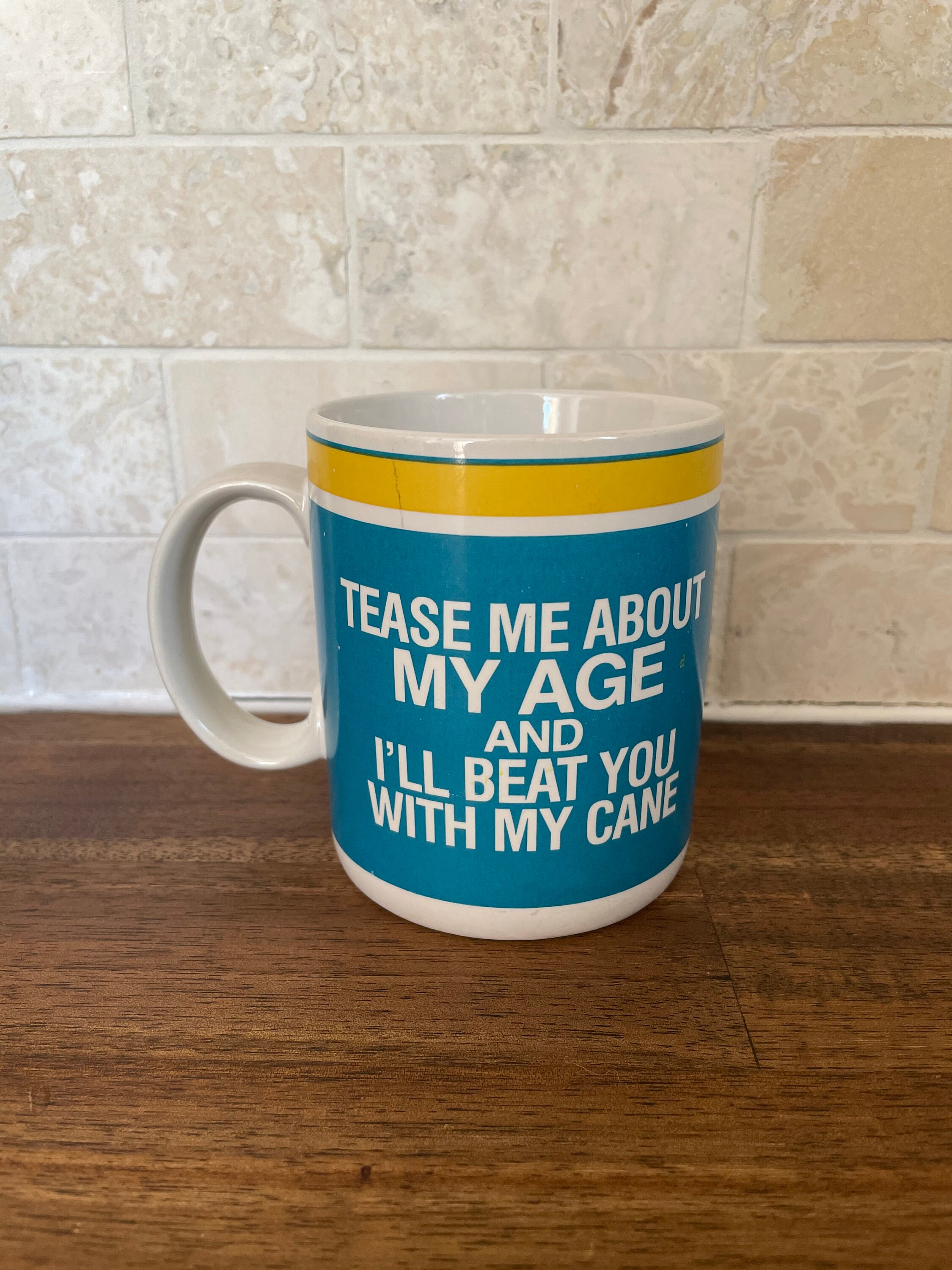 Vintage Novelty Birthday Coffee Mug Etsy