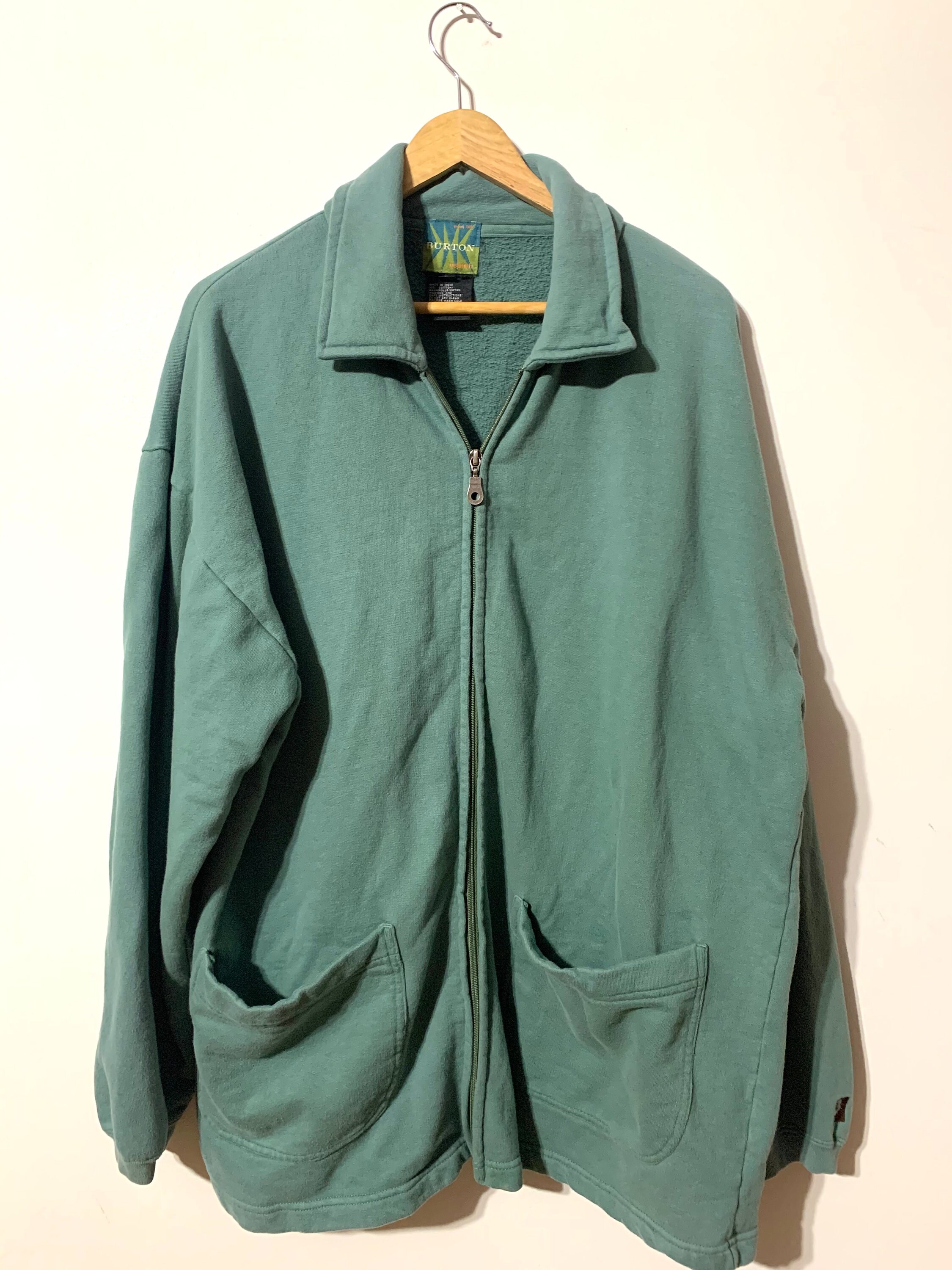 Suéter vintage burton con cremallera Etsy