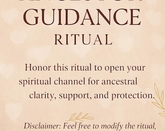 Rituale di guida degli antenati (download digitale)