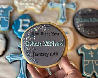 Baptism or Christening Cookies