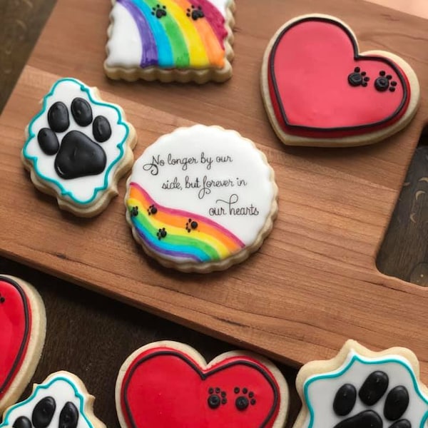 Loss of pet sympathy cookies