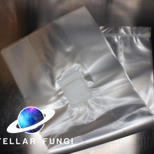 Mushroom Grow Bags 14A Unicorn 5-7lb .5 micron 8&quot;x5&quot;x19&quot; 2.2 mil Polypropylene x10