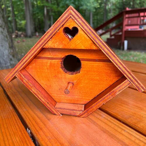 Cedar Wren House Etsy