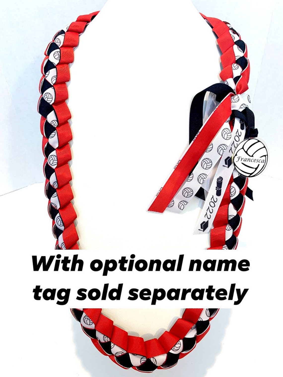 7/8 Volleyball Ribbon Lei for Graduation Senior Night Etsy