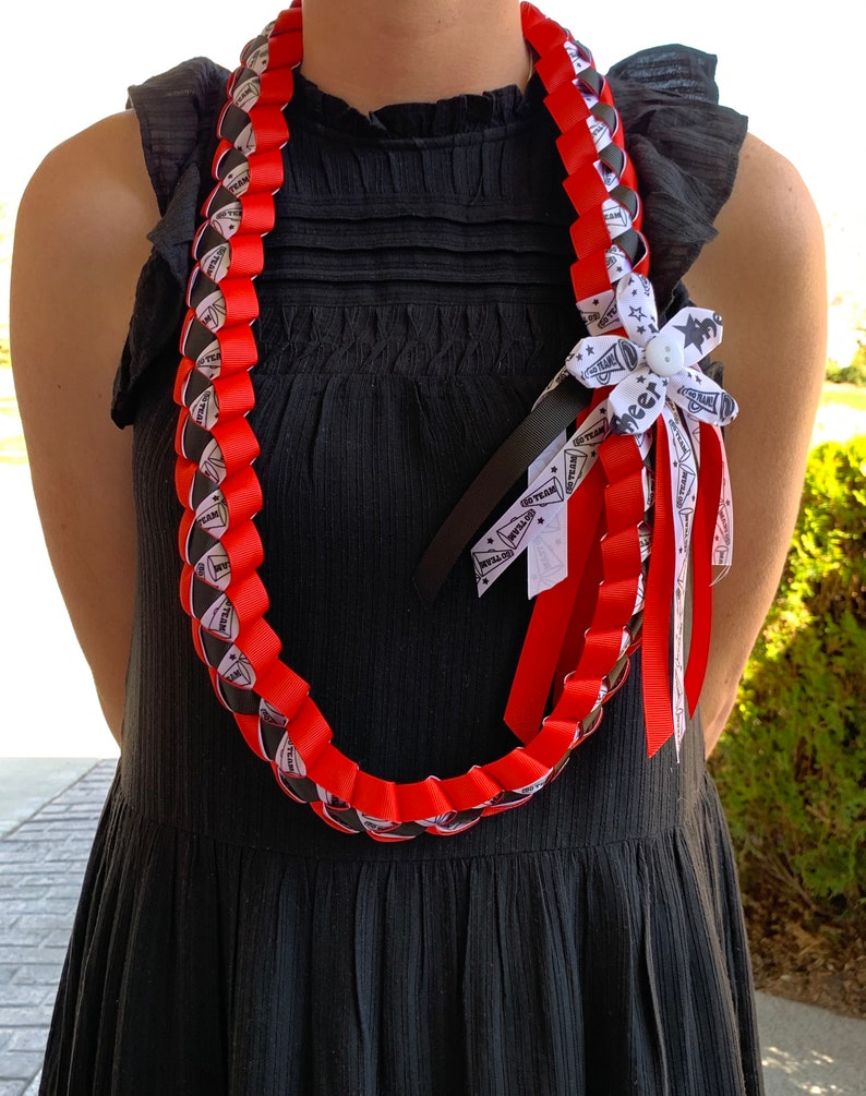 5/8 Cheer Graduation Ribbon Lei for Senior Night Awards Etsy