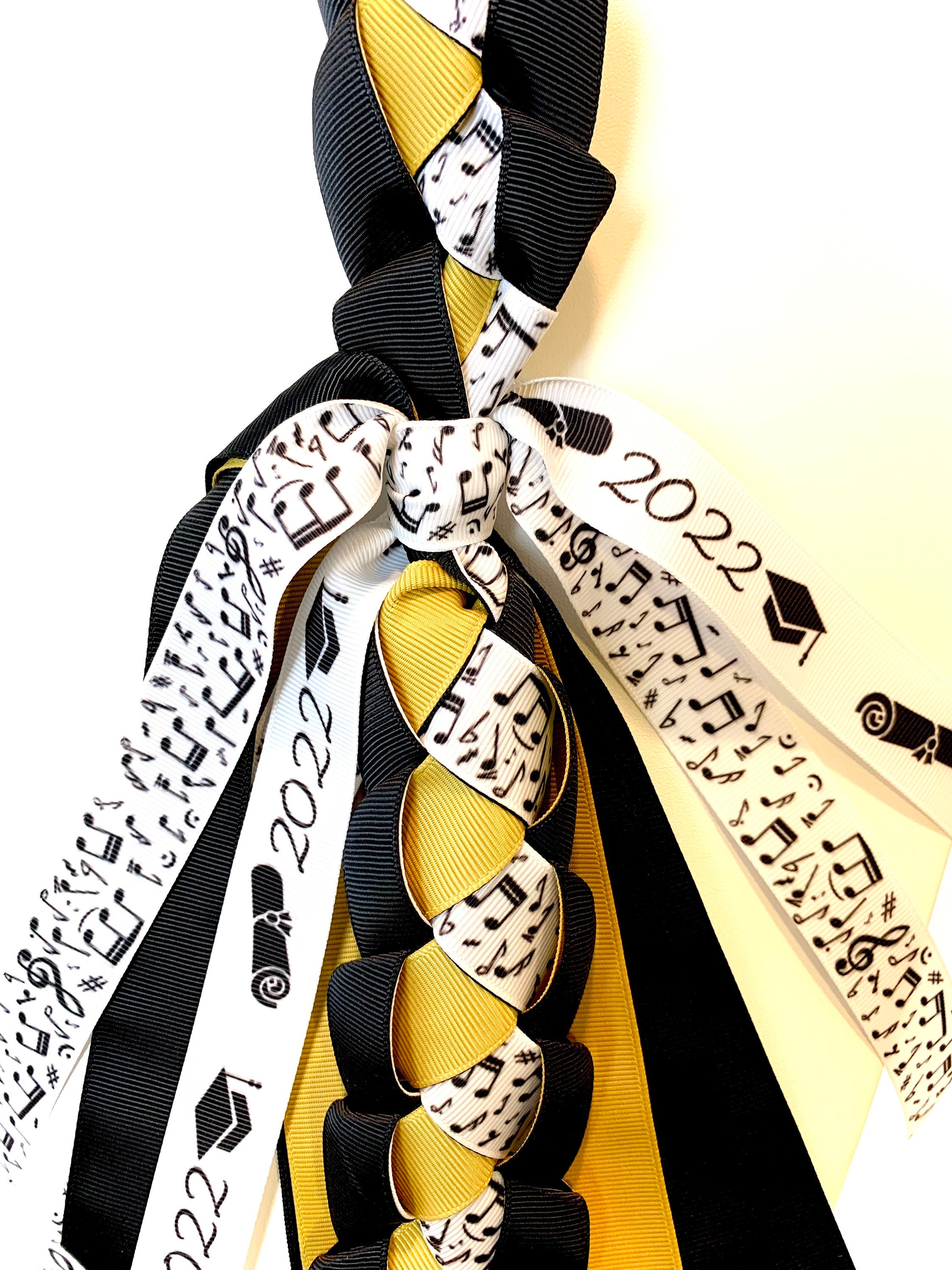 7/8” Music Ribbon Lei for Graduation, Senior Night, Awards Banquet ...