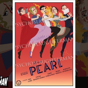 Pearl Follies A3 Art Print