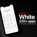 320+ White App Icons - PREMIUM - Icon Pack for Aesthetic Light iOS Home Screen | High Quality | Minimal iOS | Free Icon Requests 