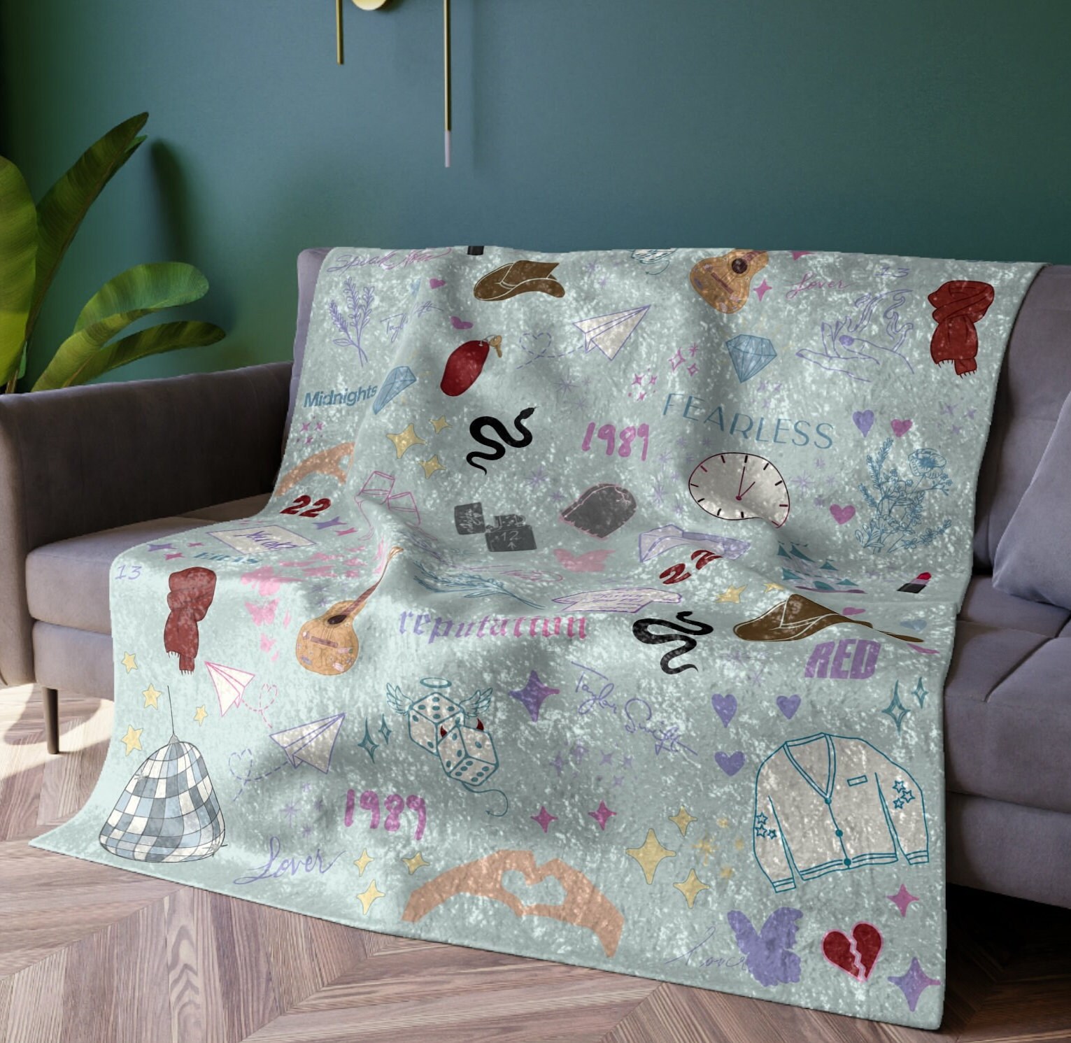 Taylor's 2024 Crush Velvet Blanket, Taylor taylor version Fleece