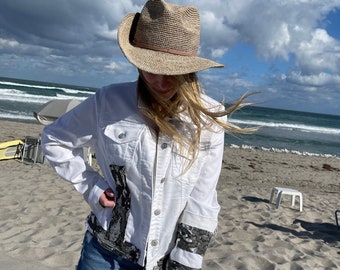 White Denim Jacket