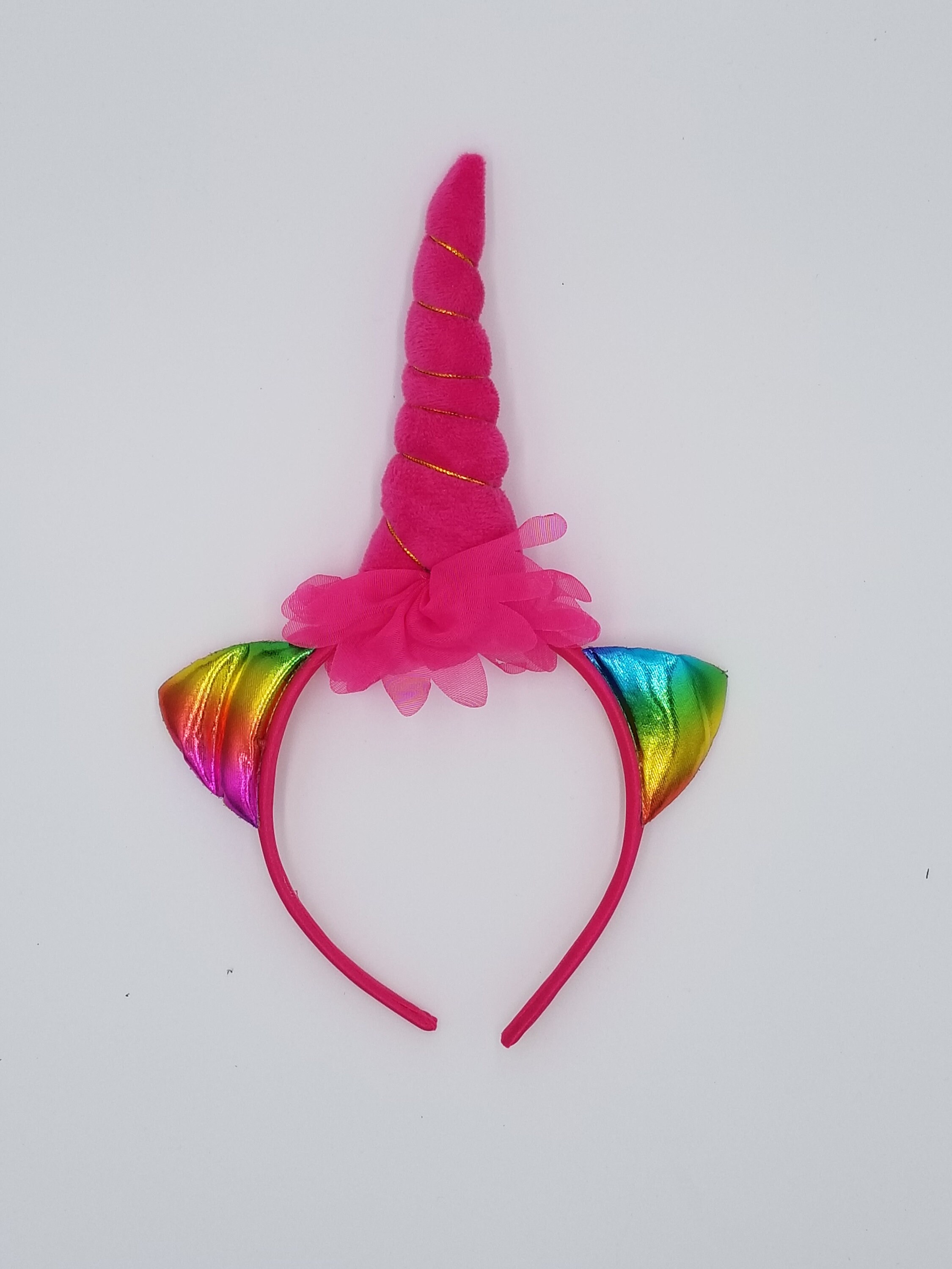 Unicorn Headband super Soft With Shiny Rainbow Cat Ears Etsy UK