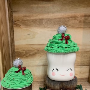 Mug Topper, Mug Topper Christmas, Christmas Mug Topper, Faux Whip cream Topper, Marshmallow Topper,