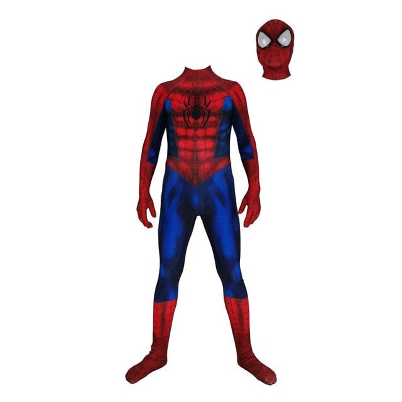 Classic Spiderman Superhero Cosplay Costume Zentai Suit Men - Etsy
