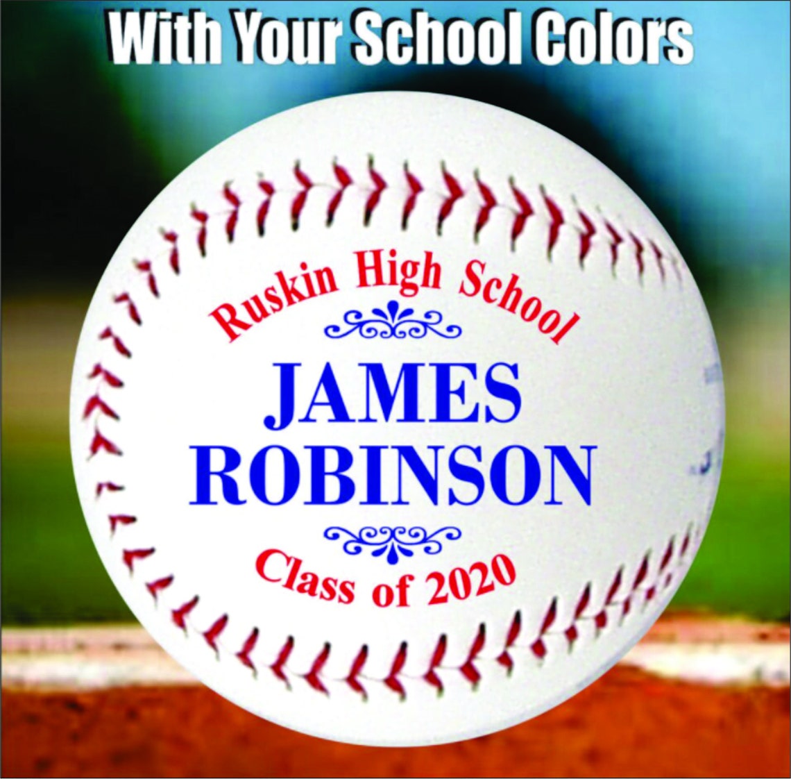 Graduation Baseball Personalized Graduation Gift Etsy