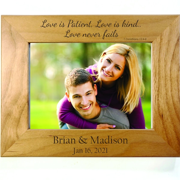 Love is Patient Picture Frame Etsy