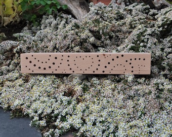 Wildbienenhotel aus Holz, Insektenhotel für Wildbienen, Nisthilfe Biene