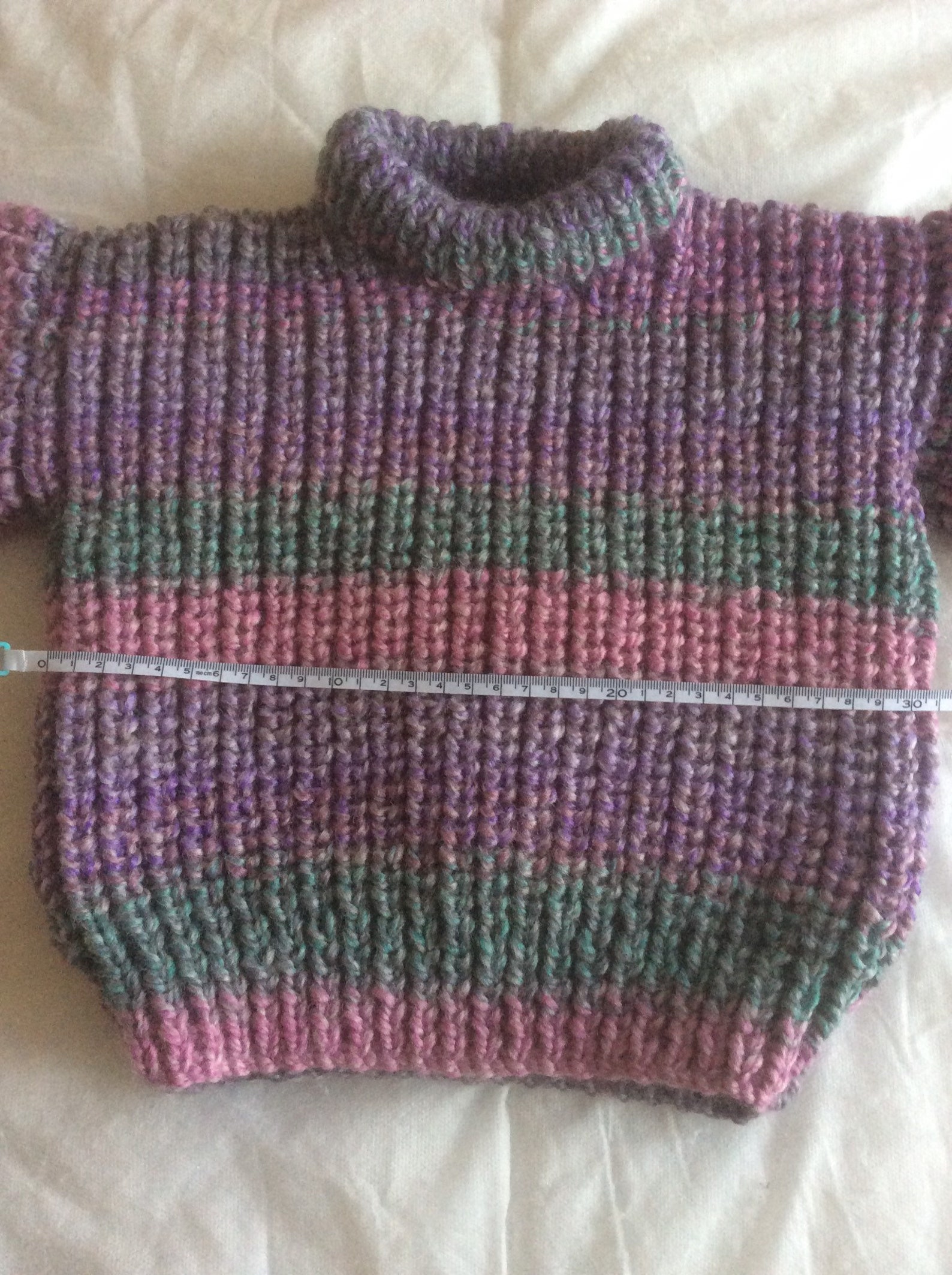 childs fishermans rib jumper pattern