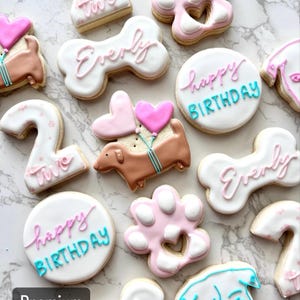 Puppy/dog themed cookies