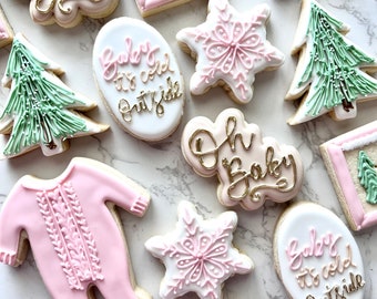 Baby it’s cold outside cookies