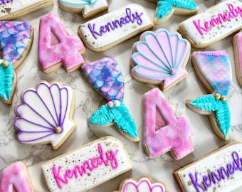 Mermaid cookies