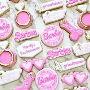 Barbie themed Birthday/Bachelorette cookies image 1