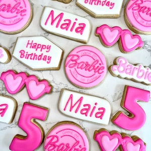 Barbie themed Birthday/Bachelorette cookies image 5