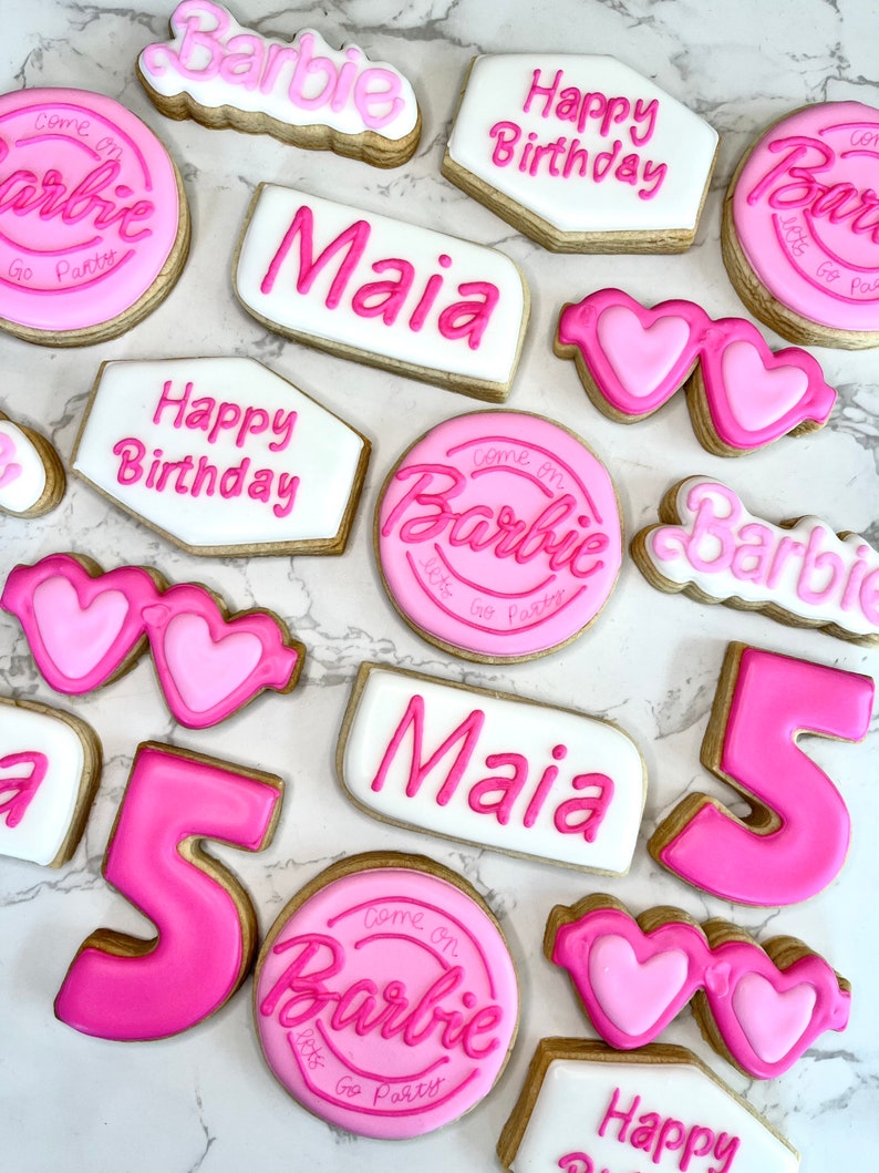 Barbie themed Birthday/Bachelorette cookies image 5