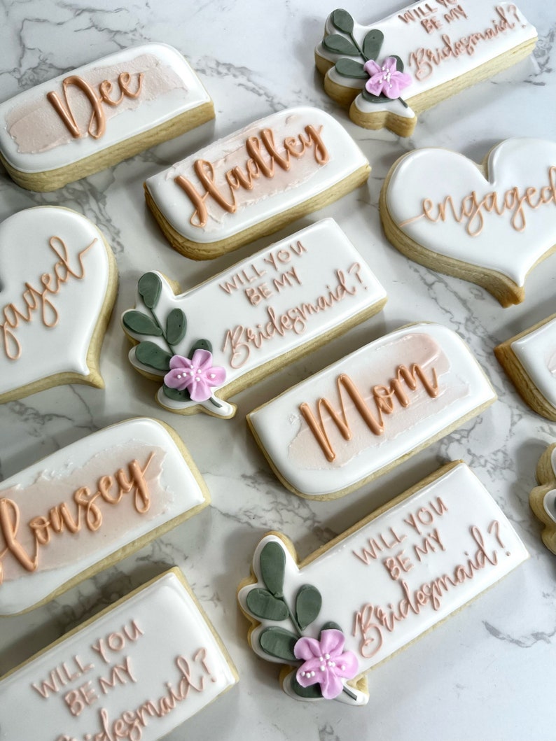 Bridesmaid Proposal Cookies Etsy
