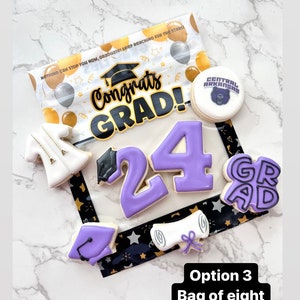 Graduation cookies minis