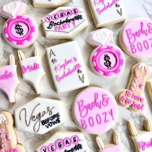 Las Vegas Bachelorette & Bachelor Kekse und Hochzeit