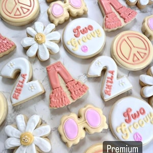 GROOVY retro cookies- Birthday or Bach